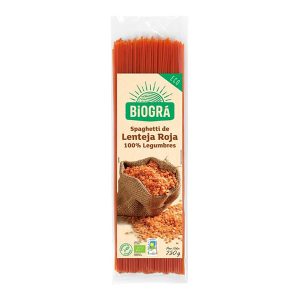 Espagueti de lenteja roja 250gr Eco