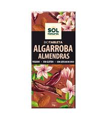 Tableta algarroba almendras 70gr