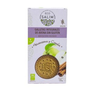 Galletas avena, manzana y canela sin gluten Eco 135gr