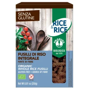 Fusilli de arroz integral 250gr