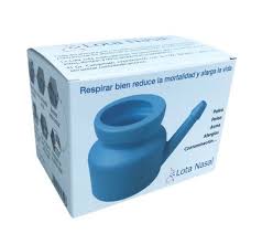 Lota nasal - limpieza e higiene nasal