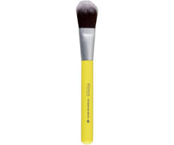 Brocha Base Maquillaje amarillo