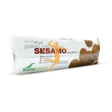 Galletas sésamo integrales 165gr Soria natural
