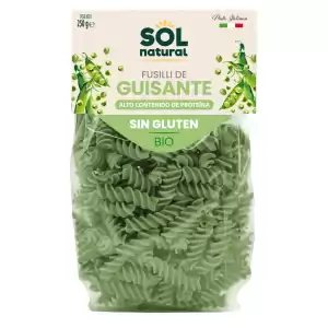 Fusilli de guisante sin gluten 250gr