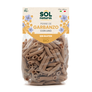 Penne de garbanzo con lino sin gluten 250gr